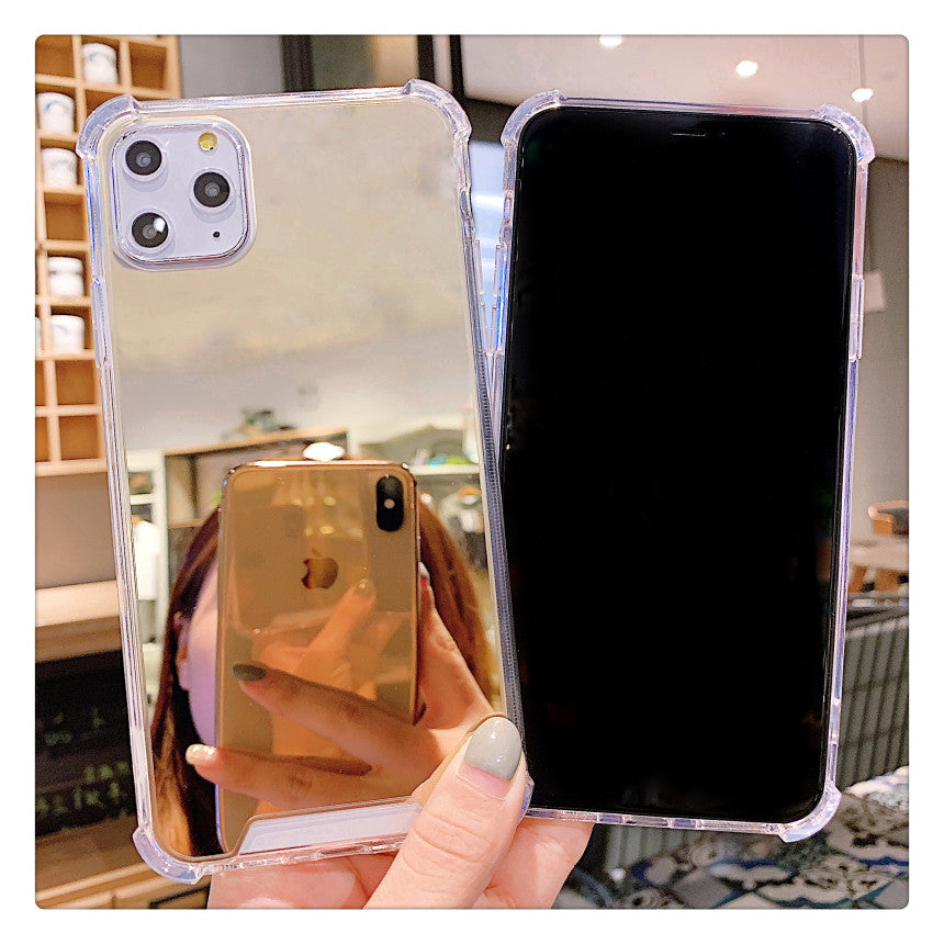 Korean Mirror Phone Case in Gold, Silver & Rose Gold Variants
