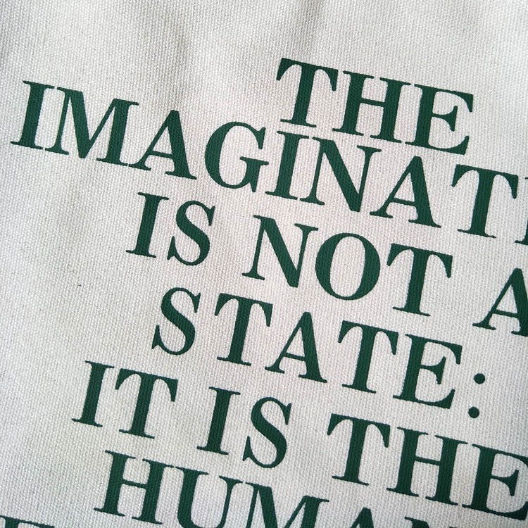 Literary Shakespeare Tote Bag | White Shoulder Tote Bag