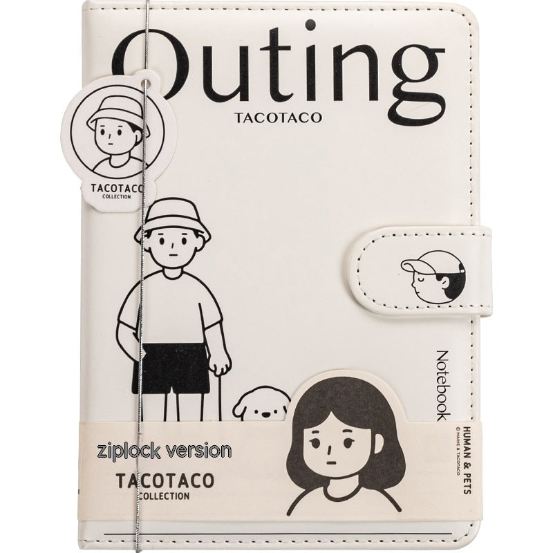 A5 Japanese Diary Journal with Cute Character Illustrations