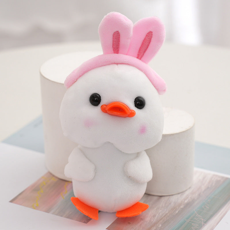 Small Duck Plush Toy - Cute Schoolbag Charm