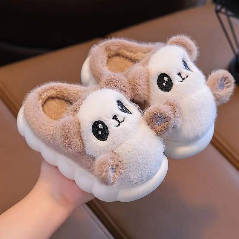 Cute Panda Plush Kids Slippers – Cozy and Warm Slippers for Winter