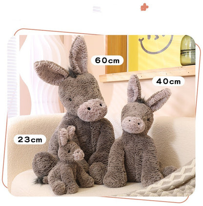 Donkey Plush Toy - Large Cute Plushie