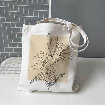 Fashionable Floral Tote Bag | Shoulder Tote Bag