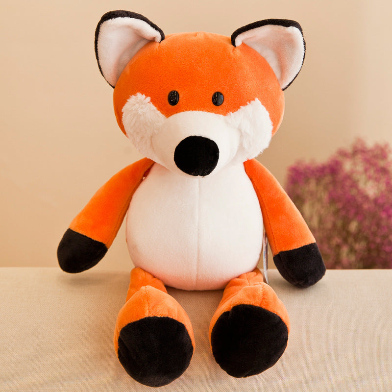 Adorable Jungle Animal Stuffed Toys with Fluffy Fur and Cute Faces