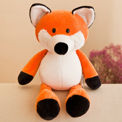 Adorable Jungle Animal Stuffed Toys with Fluffy Fur and Cute Faces