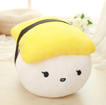 Sushi Doll Pillow Plush Sofa Pillow | Round Decorative Pillow