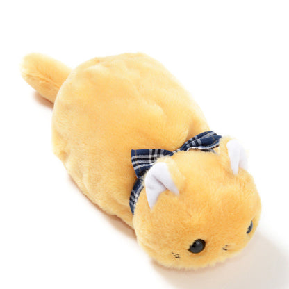 Adorable Cat Plush Pencil Cases with Bowtie – 5 Soft Variants