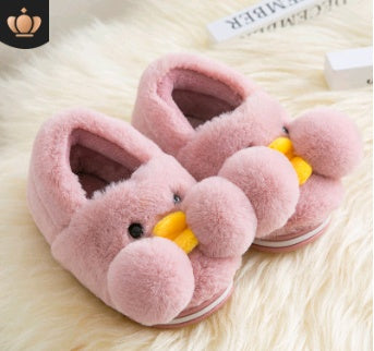 Cute Plush Duck Winter Slippers for Kids – Cozy and Fun Designs