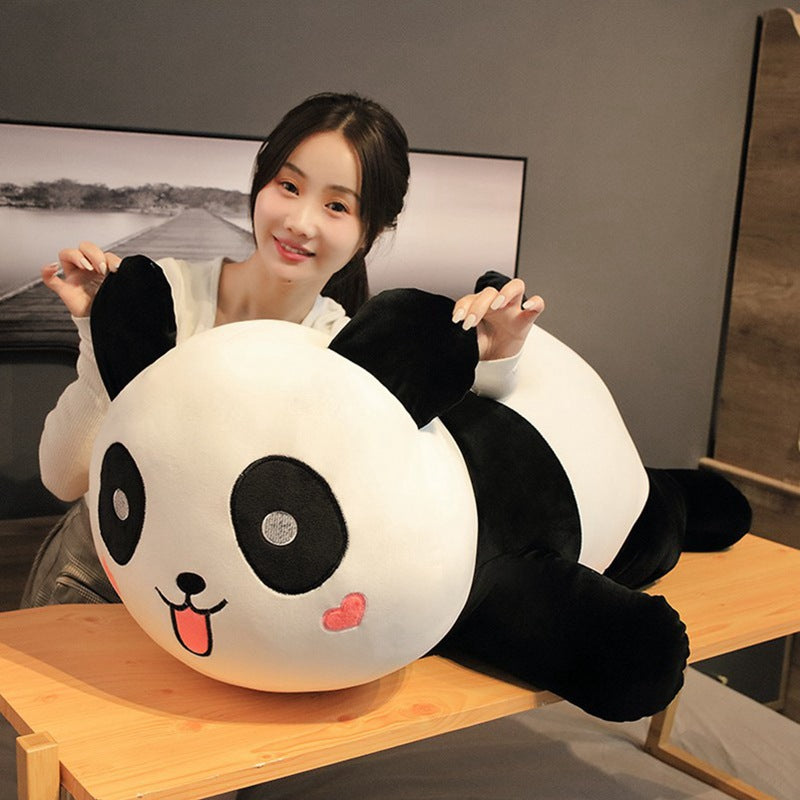 Cute & Large Panda Plush Toy Collection with Different Eye Expressions