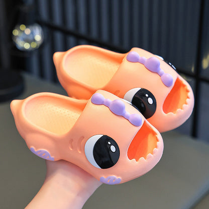 Big-Eye Dinosaur Rubber Slipper Slides for Kids – Cute & Non-Slip