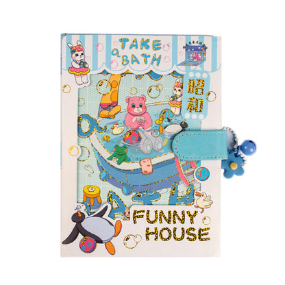 Cute Magnetic Closure Diaries with Fun Illustrations & Colored Pages