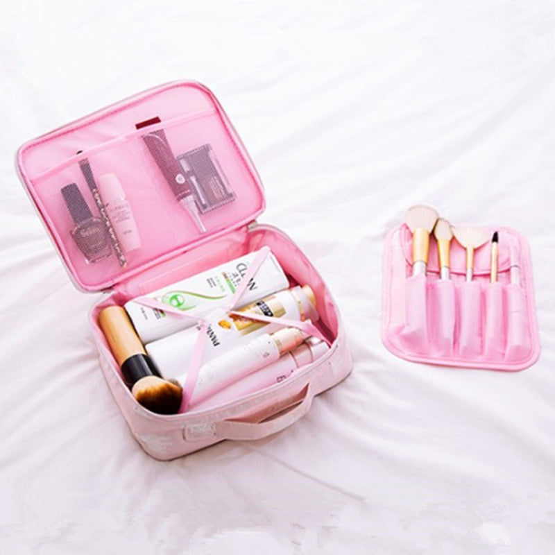 Travel cosmetic bag portable storage bag portable business travel portable small lady mini cosmetic case bag wash bag