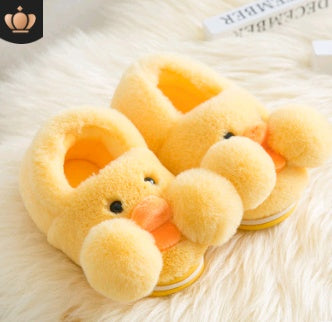 Cute Plush Duck Winter Slippers for Kids – Cozy and Fun Designs