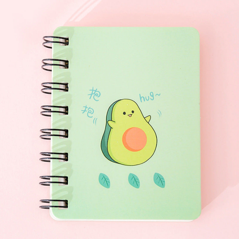 Cute Avocado Mini Spiral Notebooks – Fun Designs in Soft Green