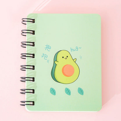 Cute Avocado Mini Spiral Notebooks – Fun Designs in Soft Green