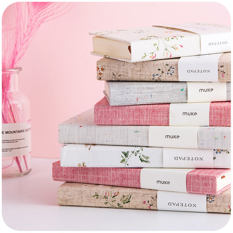 Floral & Minimalist Cloth Journals for Students with Soft Covers