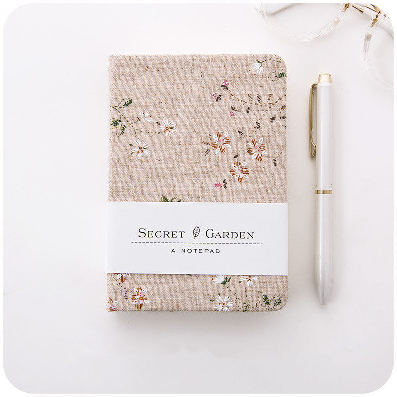 Floral & Minimalist Cloth Journals for Students with Soft Covers