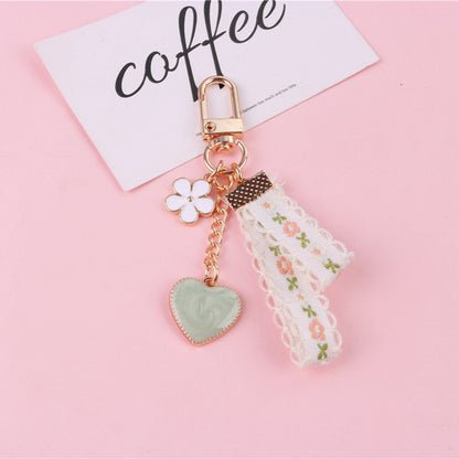 Stylish Cloth Keychains for Women with Daisy & Flower Charms