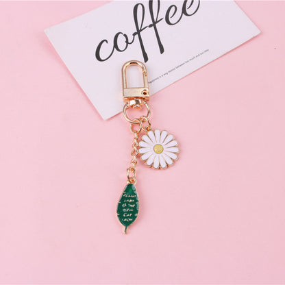 Stylish Cloth Keychains for Women with Daisy & Flower Charms