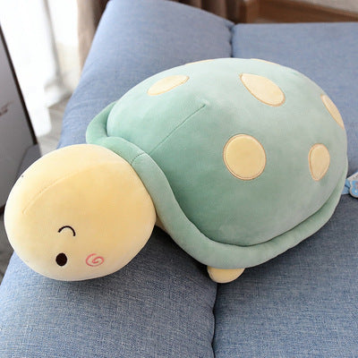 Large & Cute Stuffed Turtle Plush Toy Set with Pink & Green Shell Variants