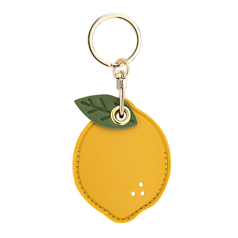 Cute Leather Keychains with Cartoon Eyes & Crocodile Design