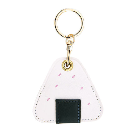 Cute Leather Keychains with Cartoon Eyes & Crocodile Design