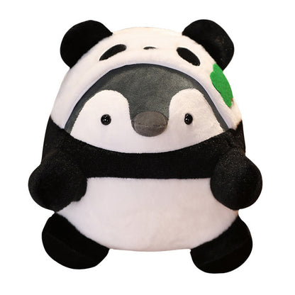 Adorable Penguin Plush Toy in Animal-Themed Costumes - 4 Variants