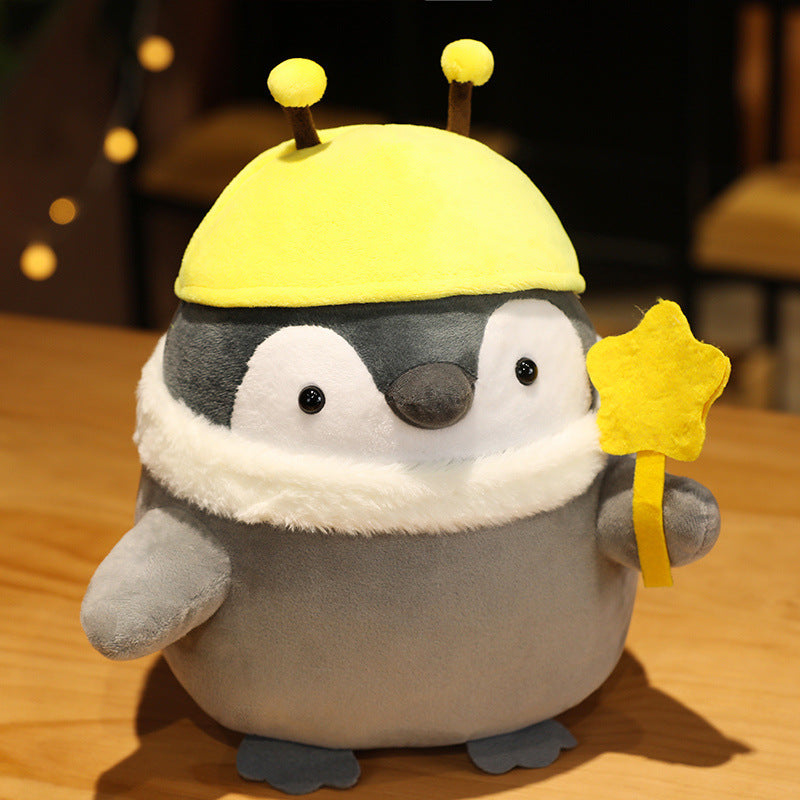 Adorable Penguin Plush Toy in Animal-Themed Costumes - 4 Variants