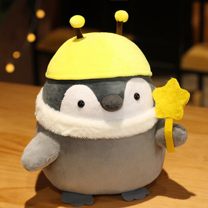 Adorable Penguin Plush Toy in Animal-Themed Costumes - 4 Variants