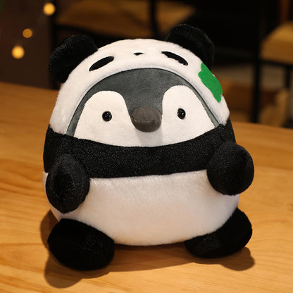 Adorable Penguin Plush Toy in Animal-Themed Costumes - 4 Variants