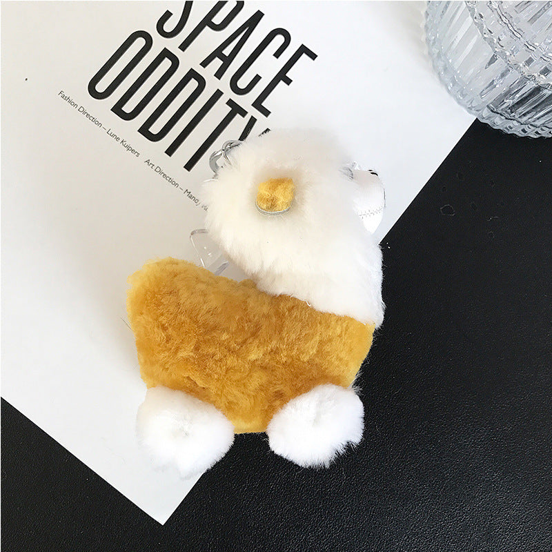 Cute Little Alpaca Plush Keychain