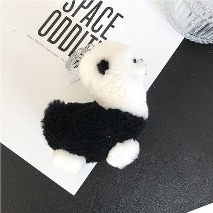 Cute Little Alpaca Plush Keychain