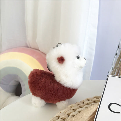 Cute Little Alpaca Plush Keychain