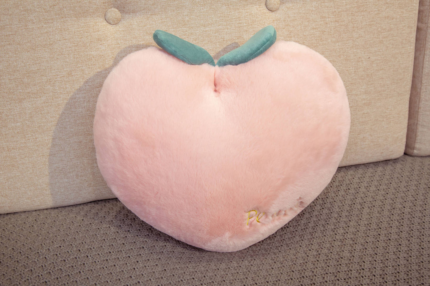 Creative Peach Shaped Plush Pillow with Blanket | Bedroom Throw Pillows