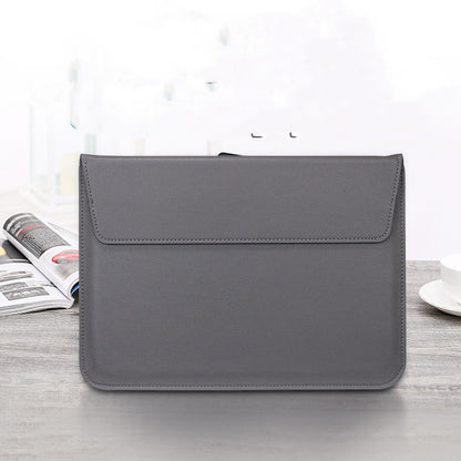 Sleek Leather Laptop Sleeve – Protective Case for 11-15 Inch Devices