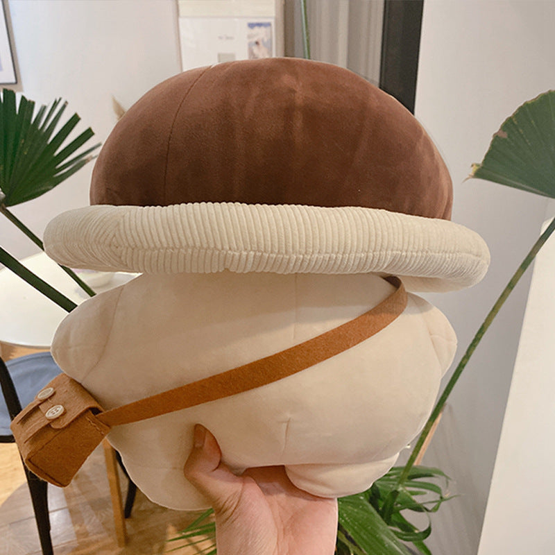 Adorable Mushroom Plush Toy Set with Cute Backpack Design