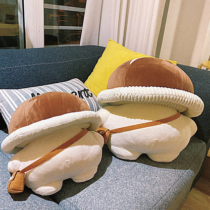 Adorable Mushroom Plush Toy Set with Cute Backpack Design