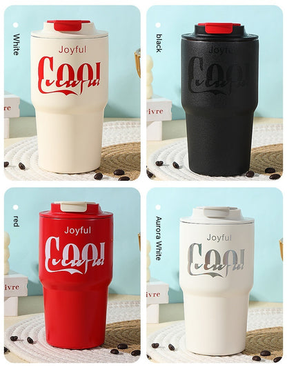 Trendy Insulated Stainless Steel Vacuum Tumblers – Multi-Color Grip