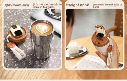 Stainless Steel Tumbler with Digital Temperature Display - 5 Colors