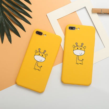 Cute Cartoon Yellow Giraffe Phone Case