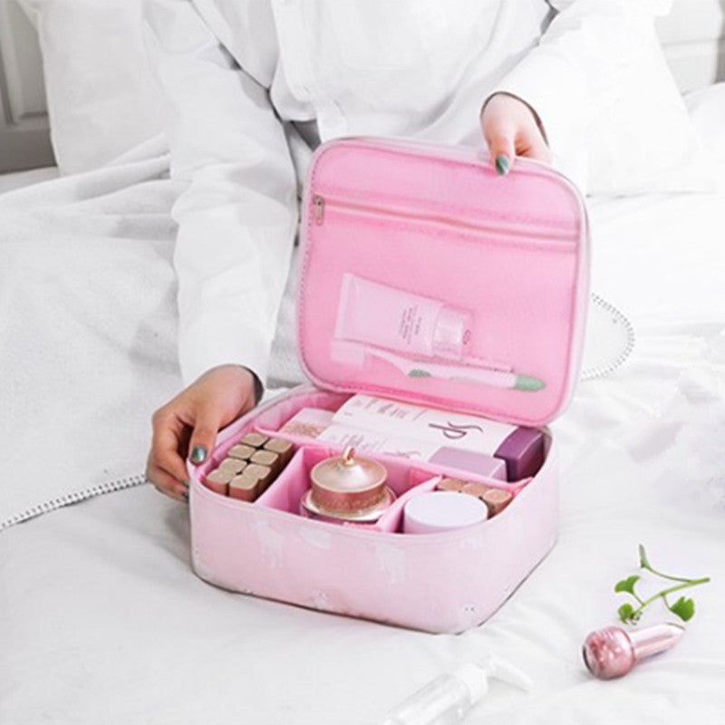 Travel cosmetic bag portable storage bag portable business travel portable small lady mini cosmetic case bag wash bag