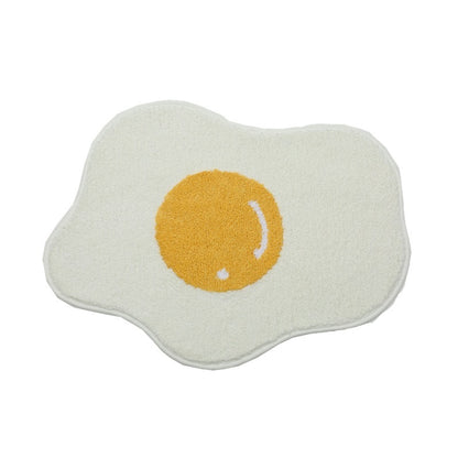 Egg Shaped Funny Welcome Mat for Hallway, Bedroom, Kitchen & Bathroom