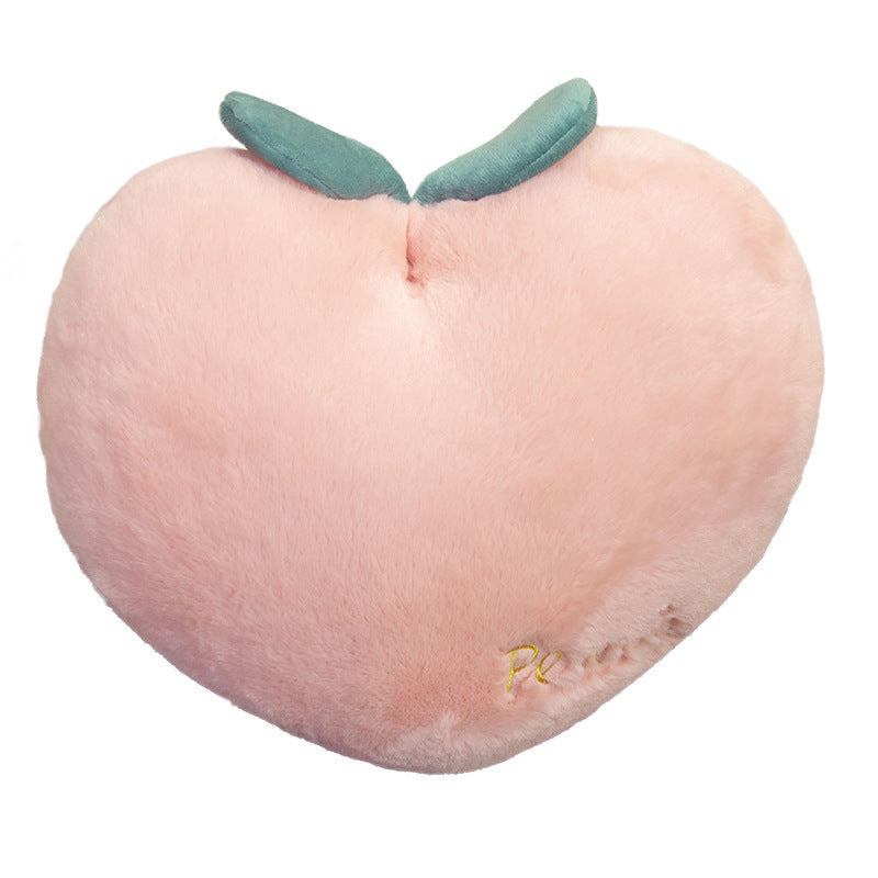 Creative Peach Shaped Plush Pillow with Blanket | Bedroom Throw Pillows