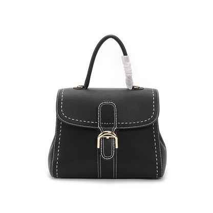 Hong Kong Style Retro Leather Handbags for Women