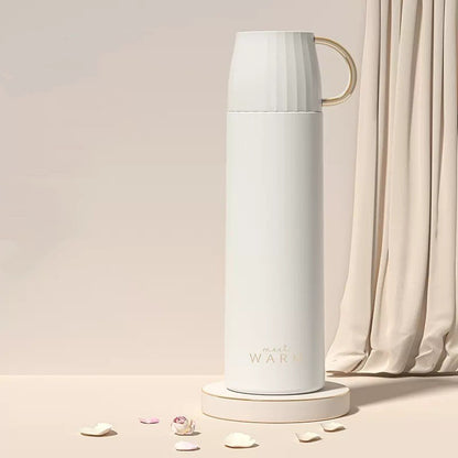 Stainless Steel Vacuum Bottle - Cute & Minimalist Insulated Water Bottles