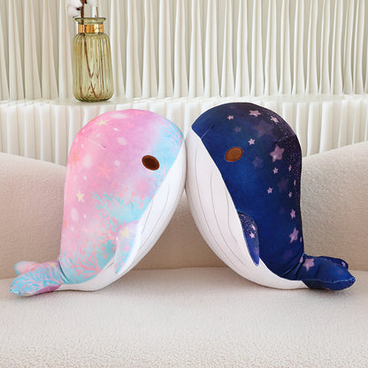 Chubby & Starry Sky Patterned Whale Plush Toy