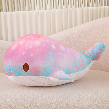 Chubby & Starry Sky Patterned Whale Plush Toy