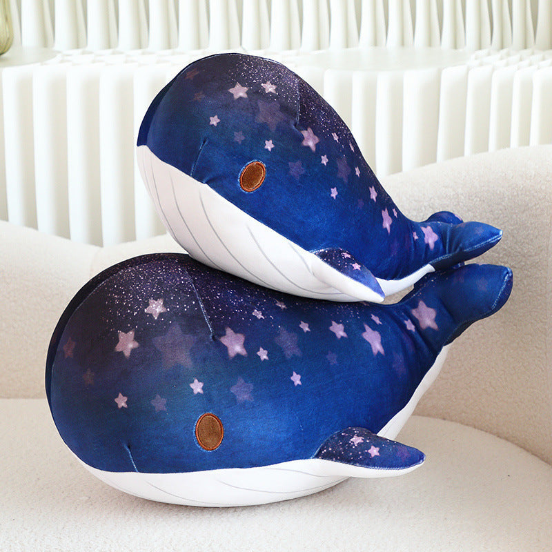 Chubby & Starry Sky Patterned Whale Plush Toy