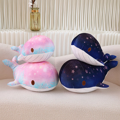 Chubby & Starry Sky Patterned Whale Plush Toy