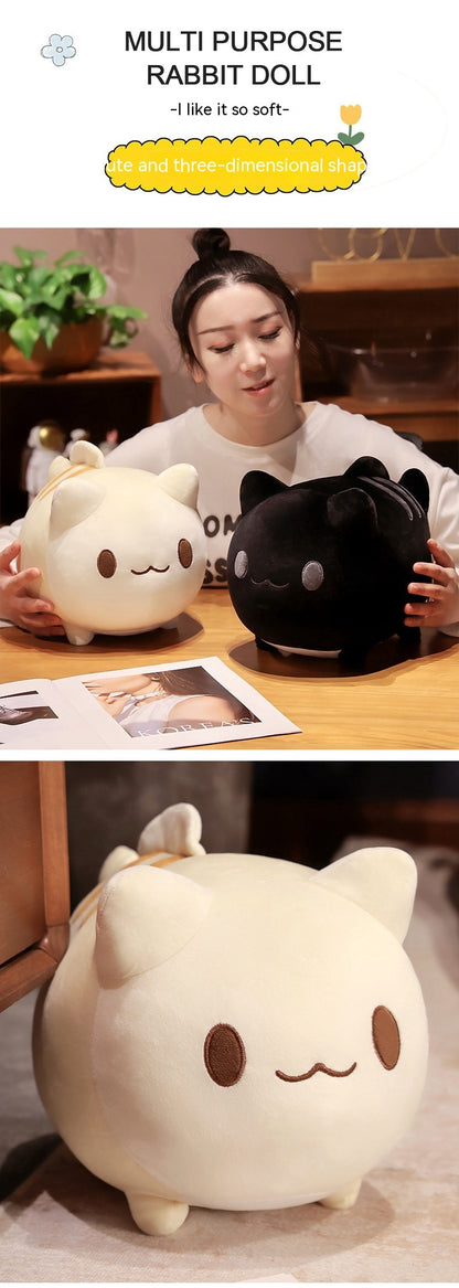 Round and Large Cute Stuffed Cat Toy